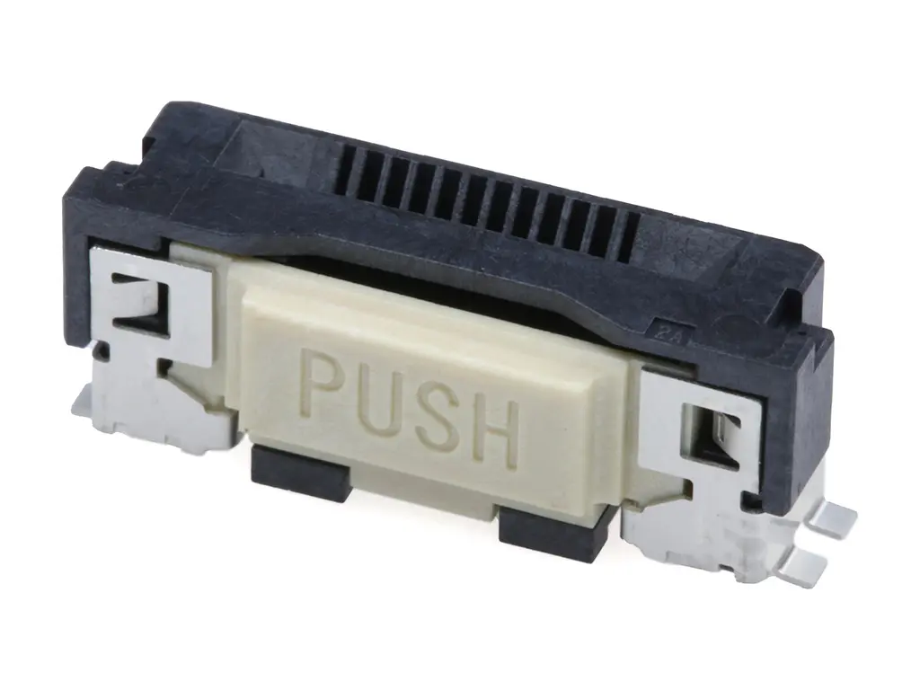 Produktfoto 1 von Molex 200485-0710, SMD Vertikal FPC-Steckverbinder, 10-polig, Raster 0.5 mm, Vertikaler Kontakt