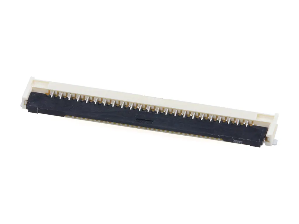 Produktfoto 1 von Molex 200528-0231, SMD gewinkelt FPC-Steckverbinder, 23-polig, Raster 1 mm, Kontakt mit Bodenberührung