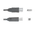 Produktfoto 1 von Molex USB-Kabel, USBA / USB B, 6.6ft