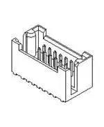 Molex 3190 Leiterplattenleiste Vertikal, 26-polig / 2-reihig, Raster 2.54 mm Raster Durchsteckmontage, Ummantelt
