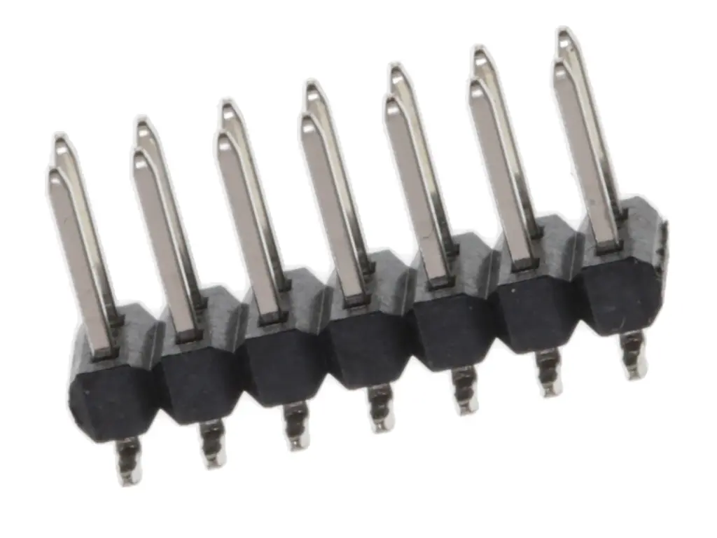Molex 71308 Leiterplattenleiste Vertikal, 14-polig / 2-reihig, Raster 2.54 mm Raster Leiterplattenmontage, Unisoliert