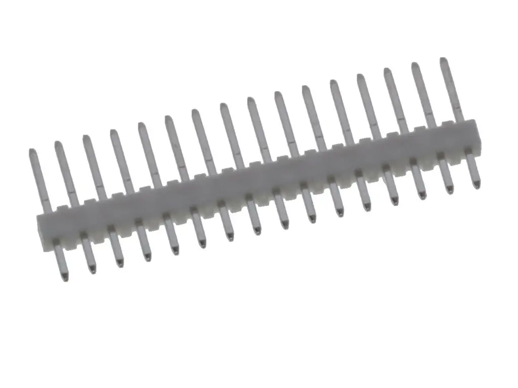 Molex 4030 Leiterplattenleiste Gerade, 16-polig / 1-reihig, Raster 2.54 mm Raster Durchsteckmontage, Unisoliert