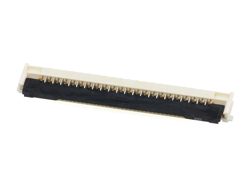 Produktfoto 1 von Molex 200528-0211, SMD gewinkelt FPC-Steckverbinder, 21-polig, Raster 1 mm, Kontakt mit Bodenberührung