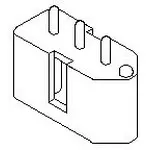 Produktfoto 1 von Molex 3099 Leiterplattenleiste 5.03 mm, 3-polig / 1-reihig