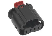 Produktfoto 1 von Molex 34900 Steckverbindergehäuse, Kabel, Steckverbindergehäuse, Crimpbefestigung, Buchse, 4-polig, Schwarz / 1-reihig