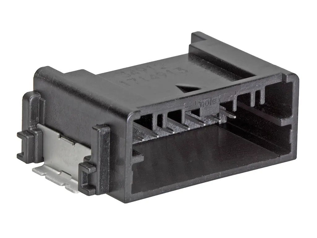 Produktfoto 1 von Molex 34912 Stiftsockel, Oberfläche, Stiftsockel, Lot, Stecker, 8-polig, Dunkelgrau / 1-reihig