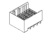 Produktfoto 1 von Molex 170335, 1.35 mm Backplane-Steckverbinder Anschluss, 144-polig, 12-reihig, Vertikal 12