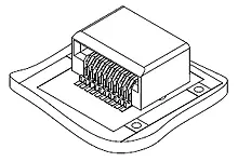 Molex Steckbarer E/A-Steckverbinder ZSFP+ Buchse 20-polig