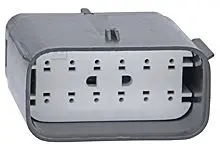 Produktfoto 1 von Molex 19419 Steckverbindergehäuse Gehäuse, Stecker, 12-polig, Schwarz / 2-reihig