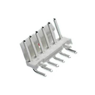 Molex 42892 Leiterplattenleiste gewinkelt, 3-polig / 1-reihig, Raster 3.96 mm Raster Durchsteckmontage, Ummantelt
