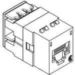 Produktfoto 1 von Molex 1819 Buchse Kat. 6 Ethernet-Steckverbinder Abgeschirmt Kabel Gerade