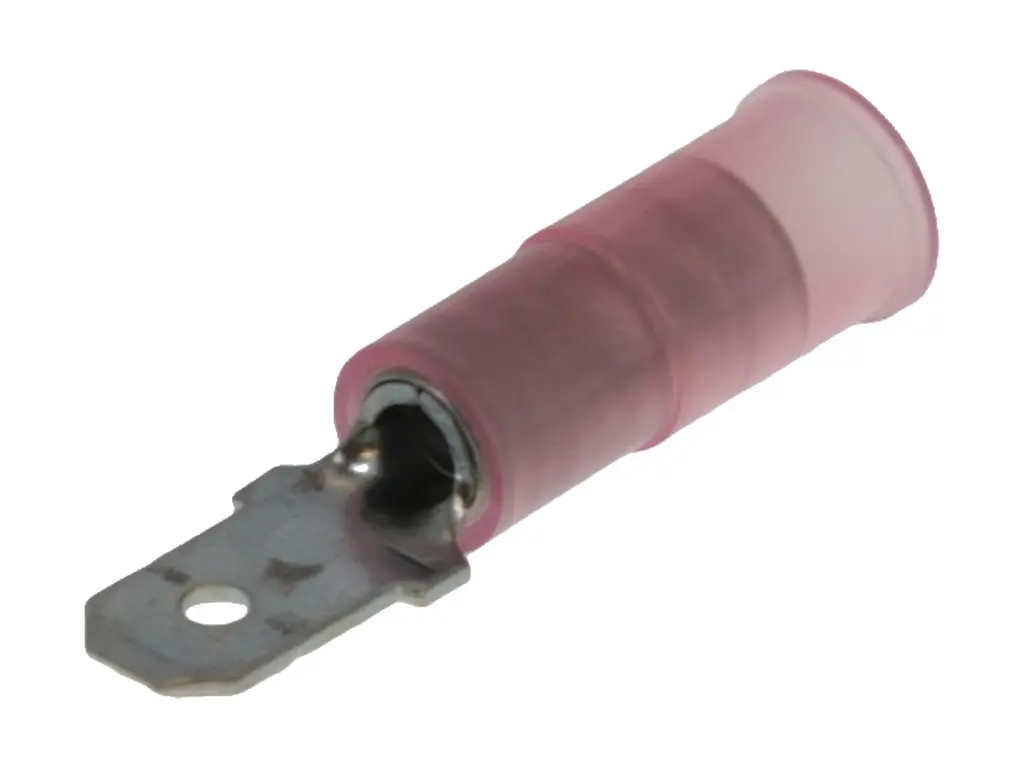 Produktfoto 1 von Molex 19025 Schnellkupplungs-Crimpanschluss, Rot, 4.75 x 0.51 mm, Stecker