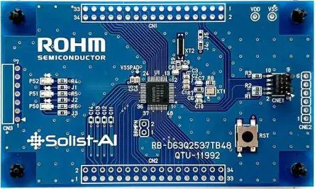 Produktfoto 1 von ROHM ML63Q2534 ML63Q2534-NNNTBZWAY, Evaluierungsplatine Entwicklungstool Sensor für Vorausschauende Fehlererkennung in