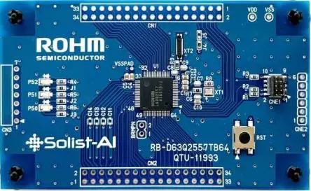 Produktfoto 1 von ROHM ML63Q2557 ML63Q2557-NNNTBZWBY, Evaluierungsplatine Entwicklungstool Sensor für Vorausschauende Fehlererkennung in