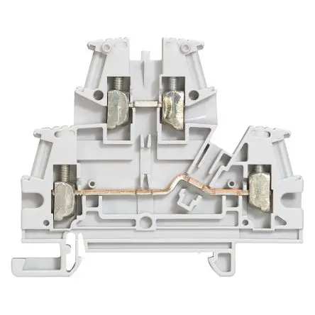 Produktfoto 1 von Legrand 0371 Anschlussklemmenblock DIN-Schiene 2 Weiß, 4mm² Schraubbefestigung