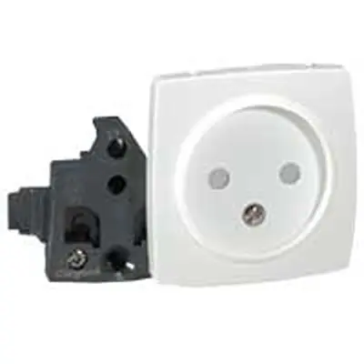 Produktfoto 1 von Legrand 0861 Steckdose 2P Innen Weiß / 16 A