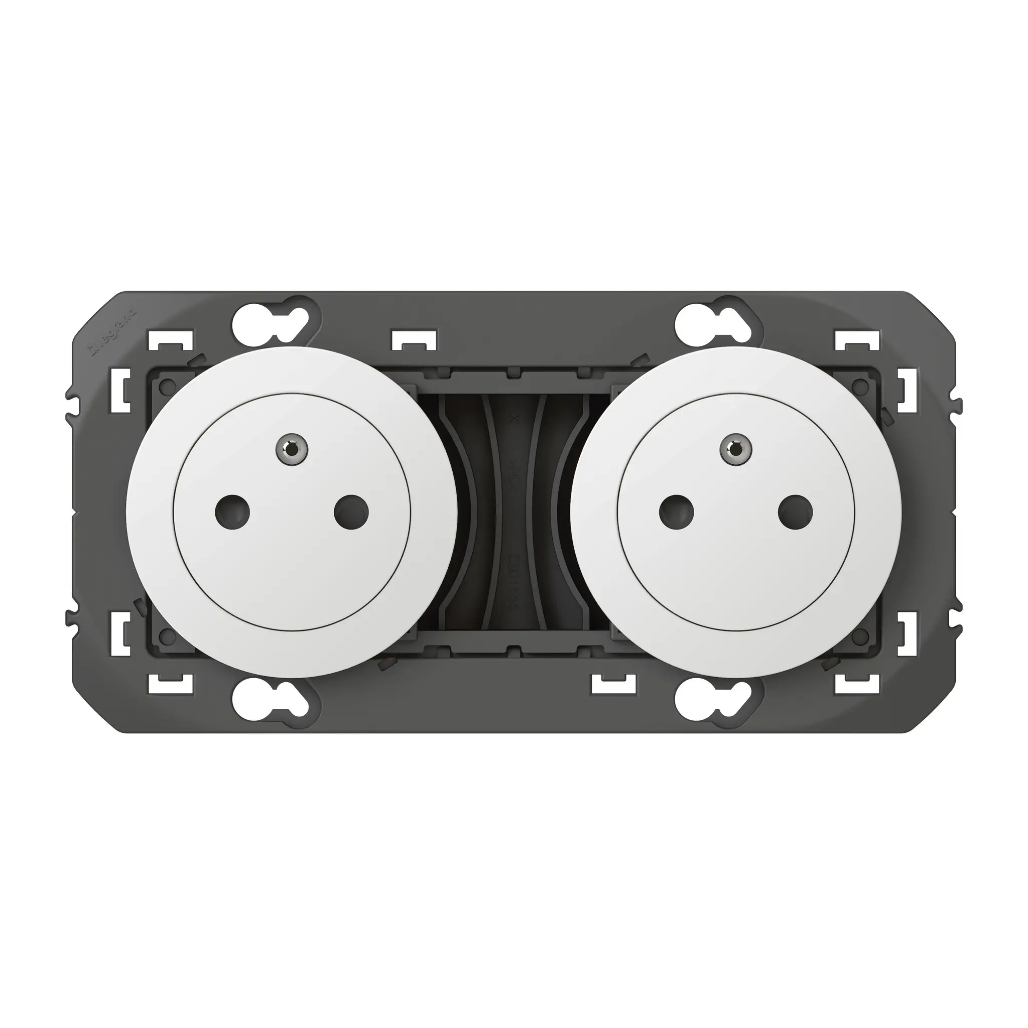 Produktfoto 1 von Legrand 6003 Steckdose 2P+T Innen ABS, Polycarbonat Weiß / 16 A