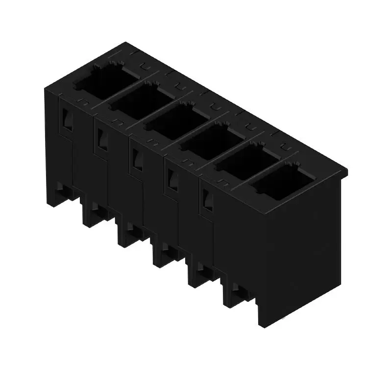 Produktfoto 1 von Weidmüller 8000072438 Leiterplattenbuchse Gerade 6-polig / 1-reihig, Raster 3.5 mm Einsteck-Anschluss