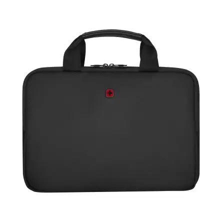 Produktfoto 1 von Wenger Guyde Laptoptasche bis 14 Zoll, Laptop-Tasche Schwarz 12 % Polyvinylchlorid, 88 % recyceltes Polyester 38 cm 0.34
