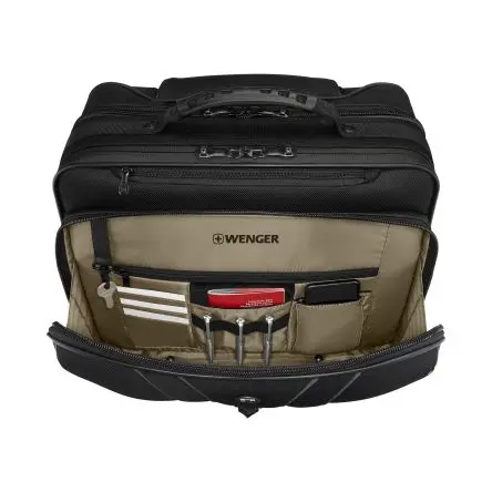 Produktfoto 1 von Wenger Legacy Black Laptoptasche bis 15.6 Zoll, Laptop-Tasche Schwarz 5 % Sonstige, 95 % recyceltes Polyester 42 cm 3.42