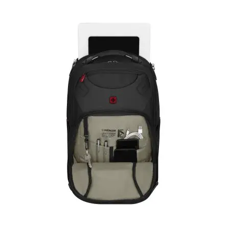 Produktfoto 1 von Wenger Cosmic Laptoptasche bis 17 Zoll, Laptop-Tasche Schwarz 83 % recyceltes Polyester, 13 % Polyester, 4 %