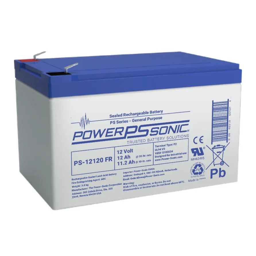Produktfoto 1 von Power Sonic Abgedichteter Bleiakku, 12V / 12Ah, F2-Anschluss