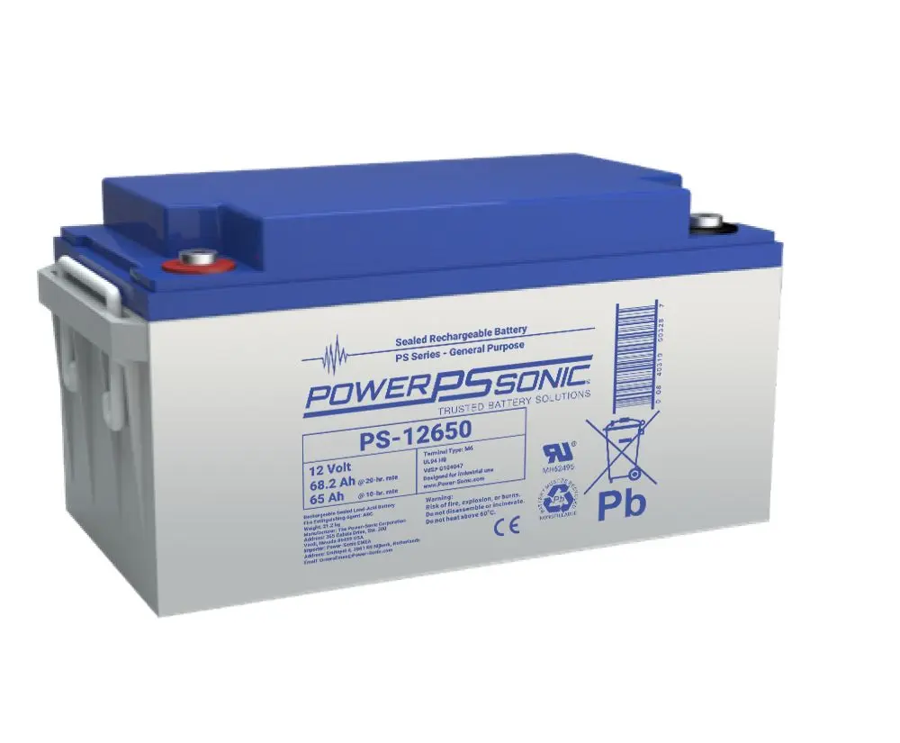 Produktfoto 1 von Power Sonic Abgedichteter Bleiakku, 12V / 68.2Ah, M6-Anschluss