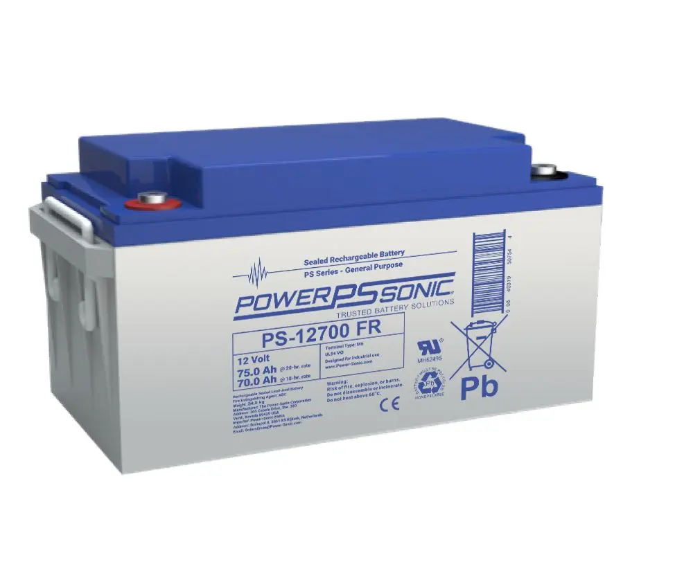 Produktfoto 1 von Power Sonic Abgedichteter Bleiakku, 12V / 75Ah, M6-Anschluss