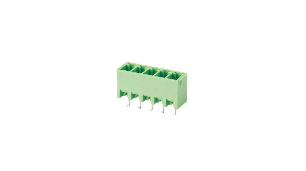 Produktfoto 1 von RND RND 205 Steckbarer Klemmenblock Stiftleiste 3-Kontakte 3.81mm-Raster Gerade