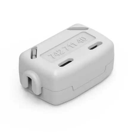 Produktfoto 1 von Würth Elektronik WE-STAR-TEC Klappferrit mit Schlüssel zu öffnen, Typ Ferrit rastend, 4W620 Zum Öffnen