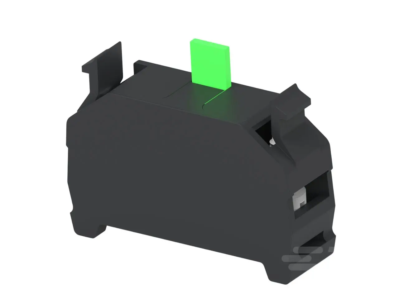 Produktfoto 1 von TE Connectivity ALCOSWITCH Drucktaster-Kontaktblock SPST 230V ac für Ausschalter Schraubanschluss