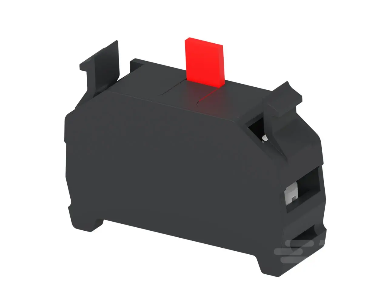 Produktfoto 1 von TE Connectivity ALCOSWITCH Drucktaster-Kontaktblock SPST 230V ac für Ausschalter Schraubanschluss