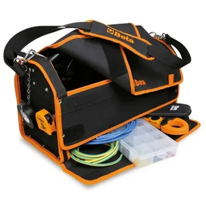Produktfoto 1 von BETA Werkzeugbox Werkzeugtasche aus Stoff Schwarz, L. 420 mm B. 220 mm H. 250 mm, 2.9 kg