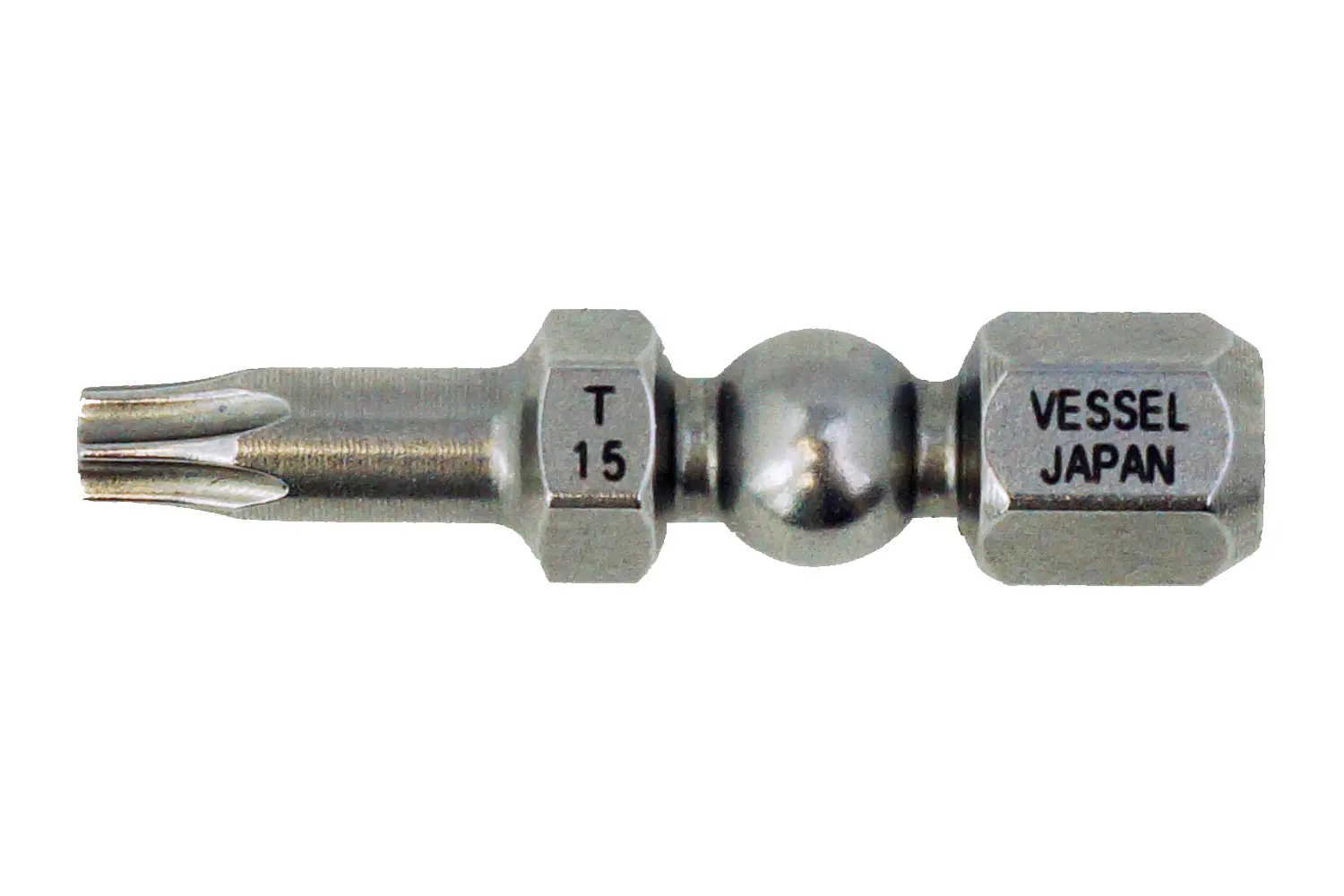 Vessel 1/4 in 30 mm Sechskant Sechskant-Schraubendreherbit, Sechskant Speziallegierter Stahl, 10-teilig, 30 mm