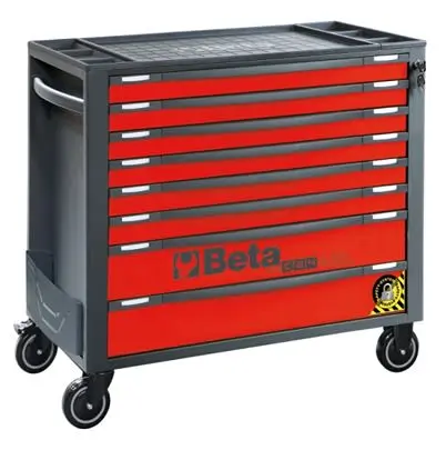Produktfoto 1 von BETA Werkzeugwagen 8 Schubladen mit Rädern