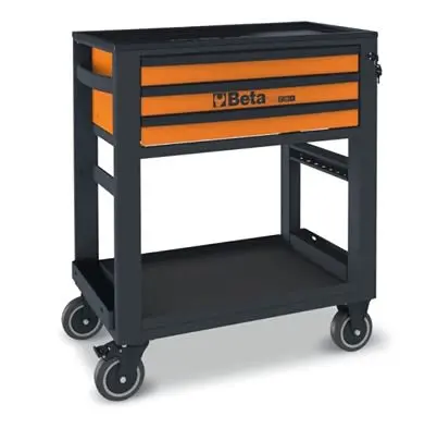 Produktfoto 1 von BETA ABS Werkzeugkisten und Werkzeugschränke, Typ Service-Werkzeugwagen 3 Schubladen mit Rädern, 890 mm x 770mm x 890 mm