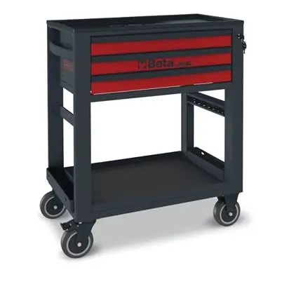 Produktfoto 1 von BETA ABS Werkzeugkisten und Werkzeugschränke, Typ Service-Werkzeugwagen 3 Schubladen mit Rädern, 890 mm x 770mm x 890 mm