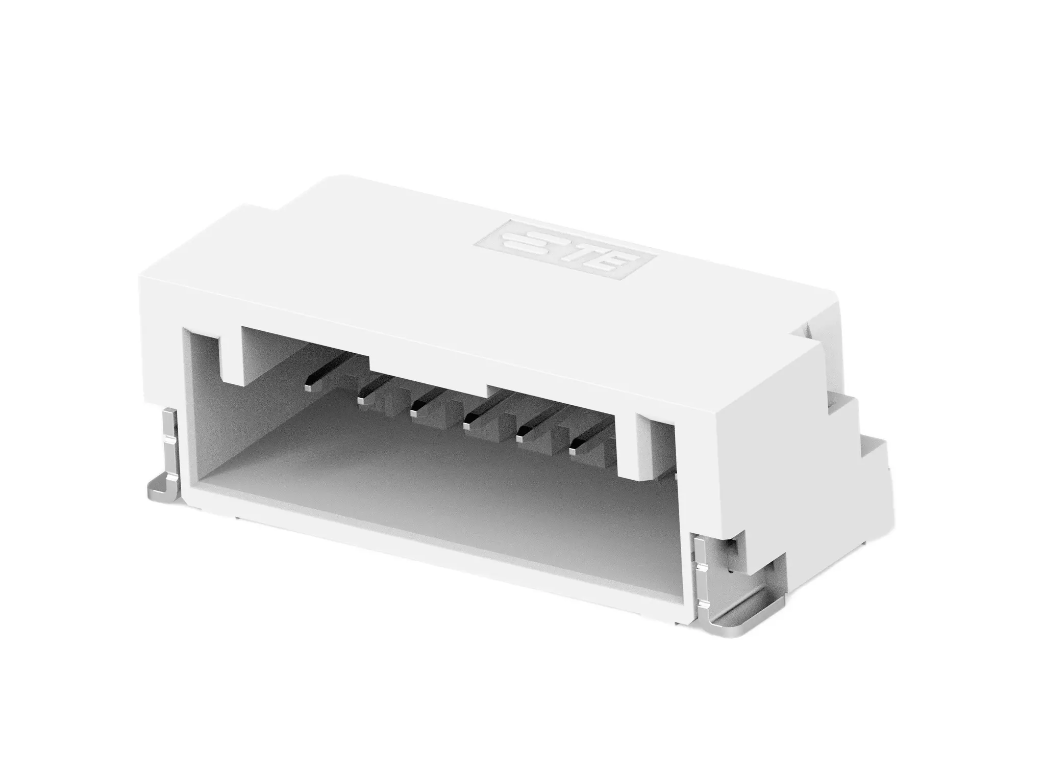 Produktfoto 1 von TE Connectivity GRACE INERTIA 1.25 Leiterplattenleiste gewinkelt, 18-polig / 1-reihig, Raster 1.25 mm Raster Oberfläche,
