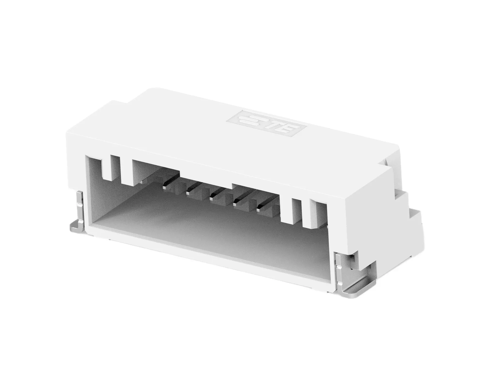Produktfoto 1 von TE Connectivity GRACE INERTIA 1.25 Leiterplattenleiste gewinkelt, 9-polig / 1-reihig, Raster 1.25 mm Raster Oberfläche,
