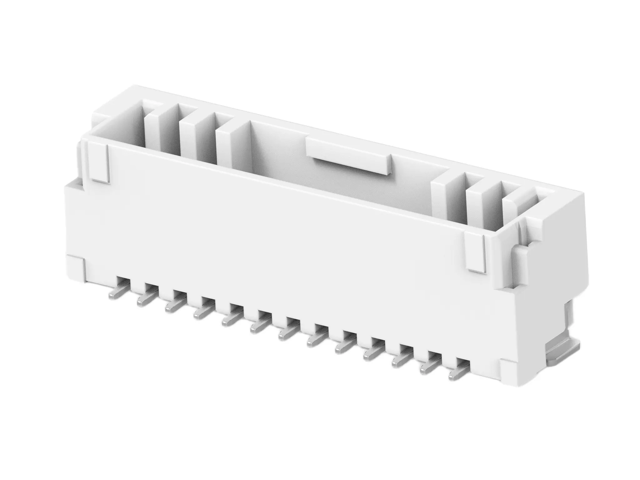 Produktfoto 1 von TE Connectivity GRACE INERTIA 1.25 Leiterplattenleiste Vertikal, 13-polig / 1-reihig, Raster 1.25 mm Raster Oberfläche,