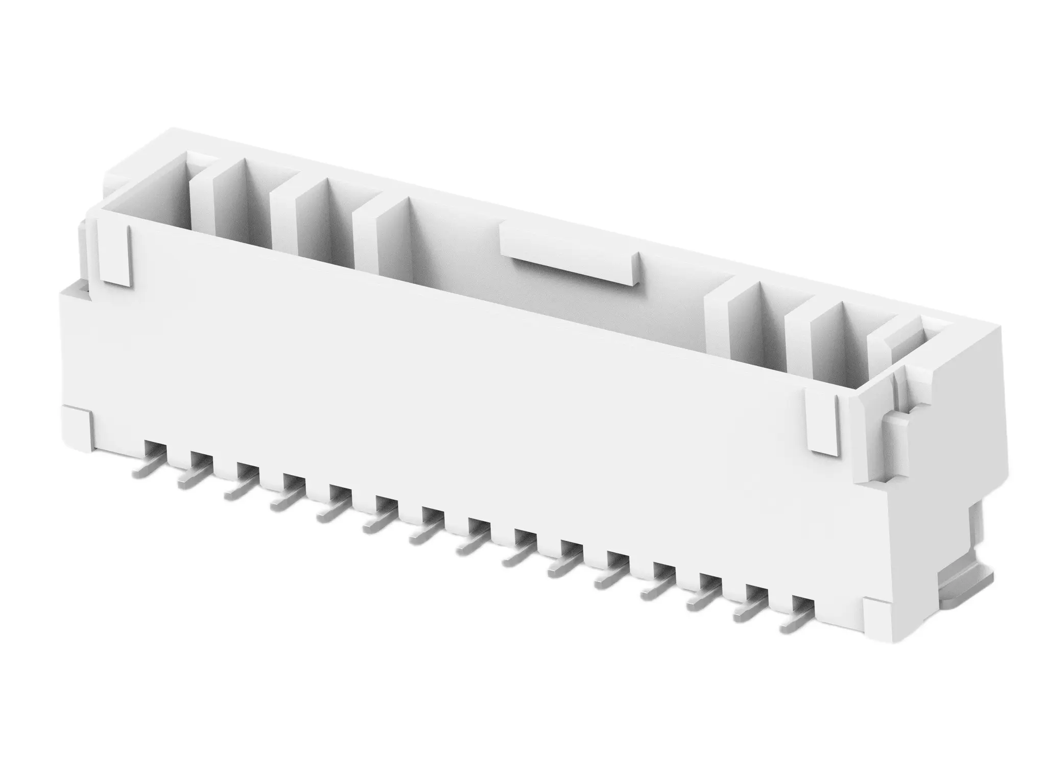 Produktfoto 1 von TE Connectivity GRACE INERTIA 1.25 Leiterplattenleiste Vertikal, 15-polig / 1-reihig, Raster 1.25 mm Raster Oberfläche,