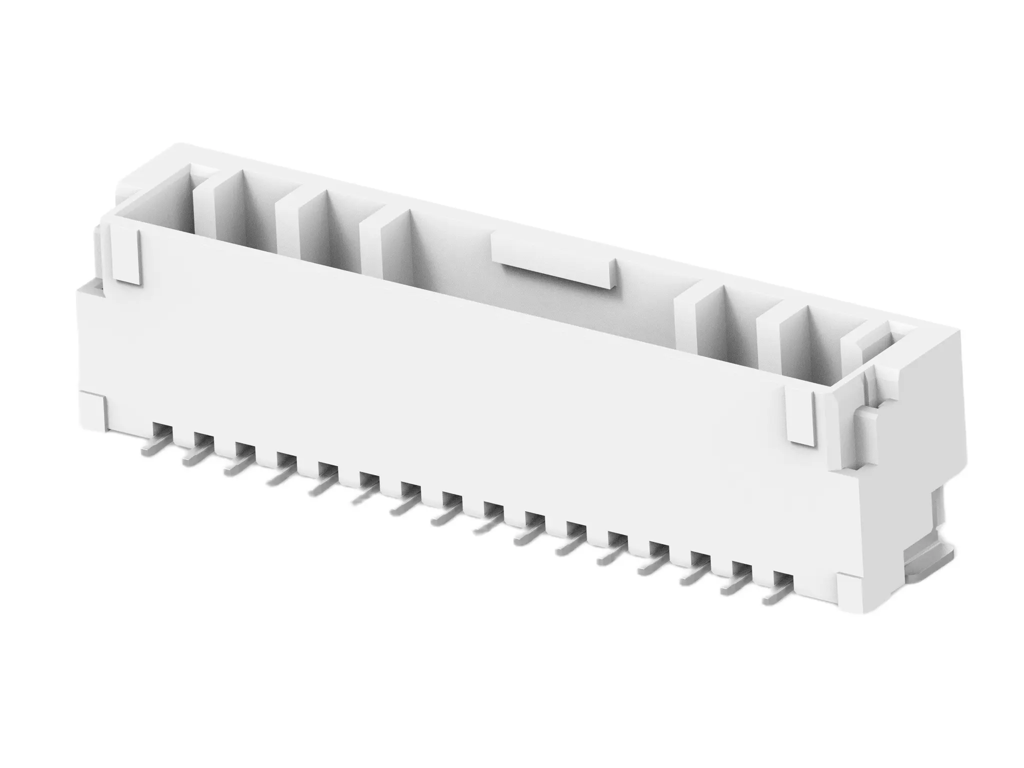Produktfoto 1 von TE Connectivity GRACE INERTIA 1.25 Leiterplattenleiste Vertikal, 16-polig / 1-reihig, Raster 1.25 mm Raster Oberfläche,