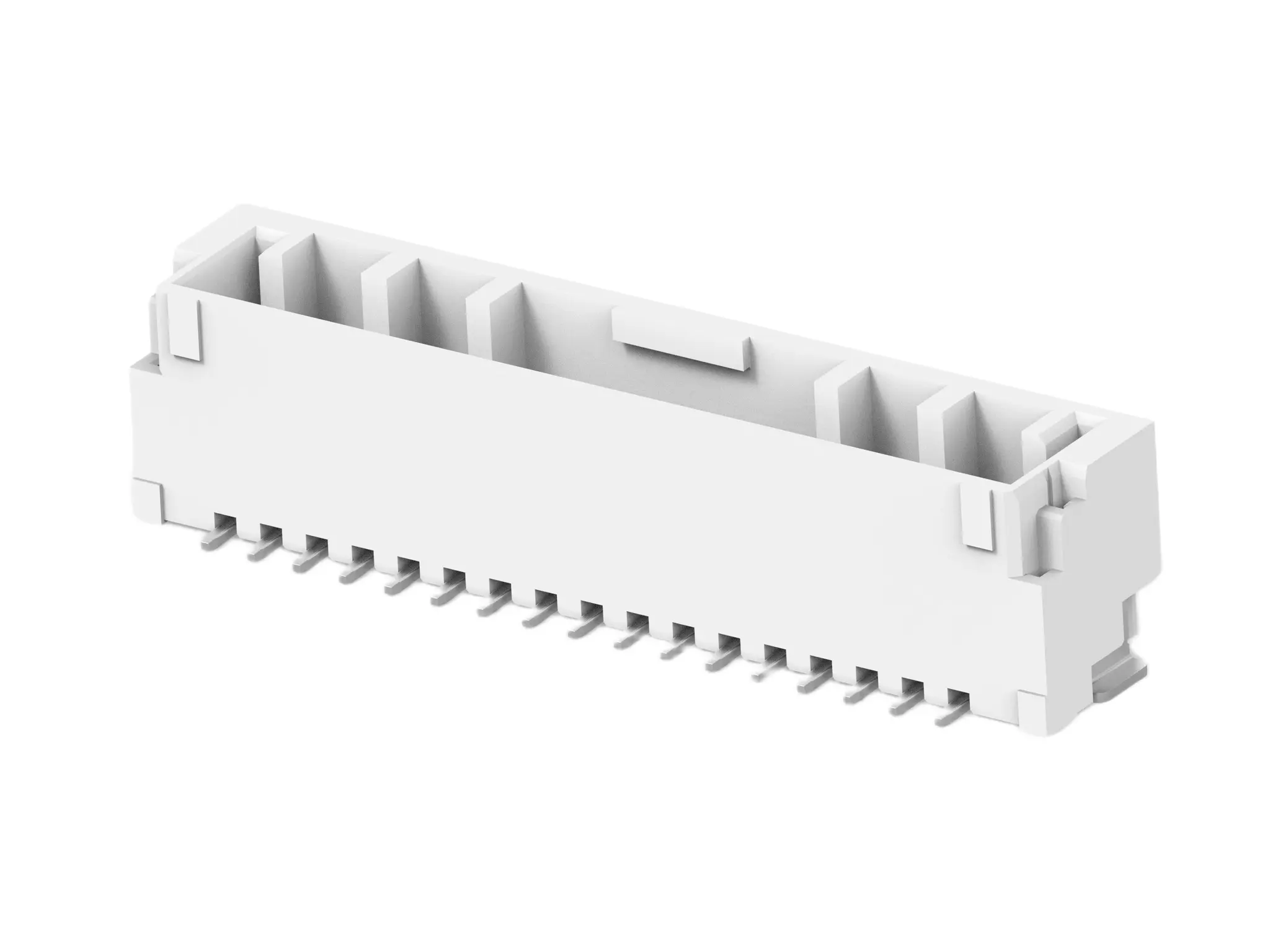Produktfoto 1 von TE Connectivity GRACE INERTIA 1.25 Leiterplattenleiste Vertikal, 17-polig / 1-reihig, Raster 1.25 mm Raster Oberfläche,