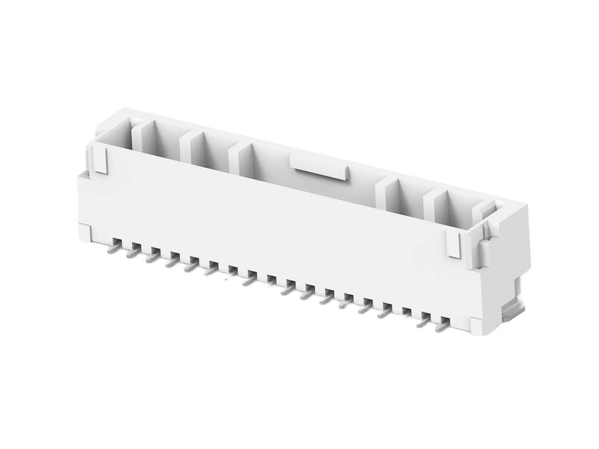 Produktfoto 1 von TE Connectivity GRACE INERTIA 1.25 Leiterplattenleiste Vertikal, 18-polig / 1-reihig, Raster 1.25 mm Raster Oberfläche,