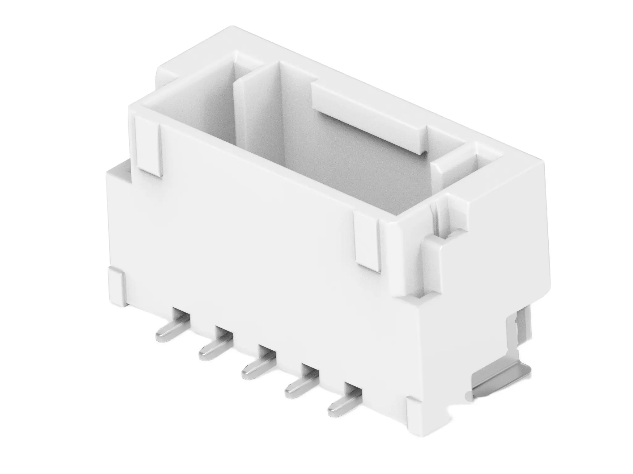 TE Connectivity GRACE INERTIA 1.25 Leiterplattenleiste Vertikal, 5-polig / 1-reihig, Raster 1.25 mm Raster Oberfläche,