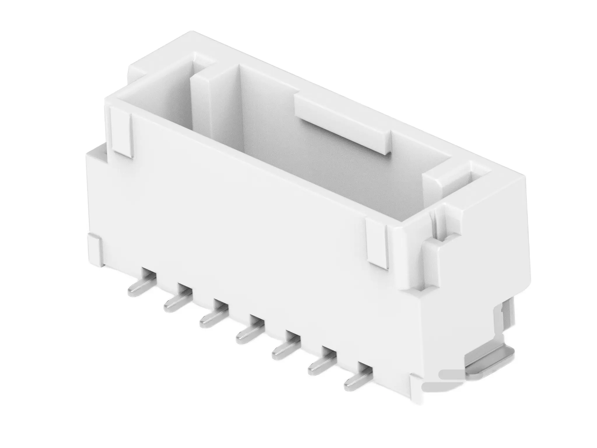 TE Connectivity GRACE INERTIA 1.25 Leiterplattenleiste Vertikal, 7-polig / 1-reihig, Raster 1.25 mm Raster Oberfläche,