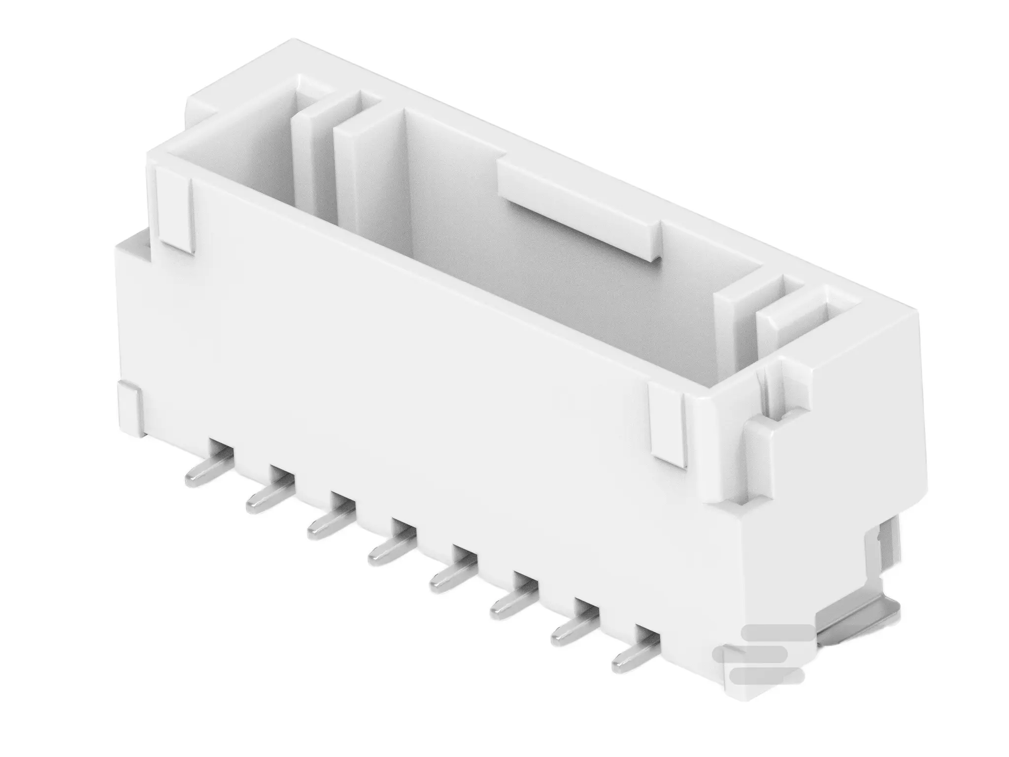 Produktfoto 1 von TE Connectivity GRACE INERTIA 1.25 Leiterplattenleiste Vertikal, 8-polig / 1-reihig, Raster 1.25 mm Raster Oberfläche,