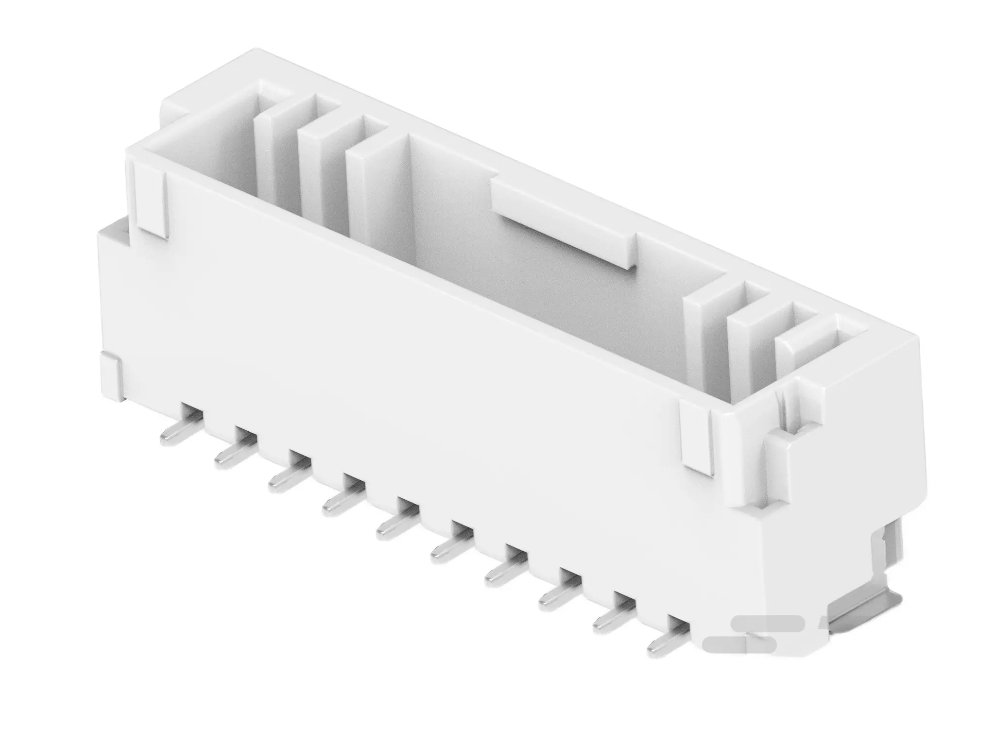Produktfoto 1 von TE Connectivity GRACE INERTIA 1.25 Leiterplattenleiste Vertikal, 10-polig / 1-reihig, Raster 1.25 mm Raster Oberfläche,