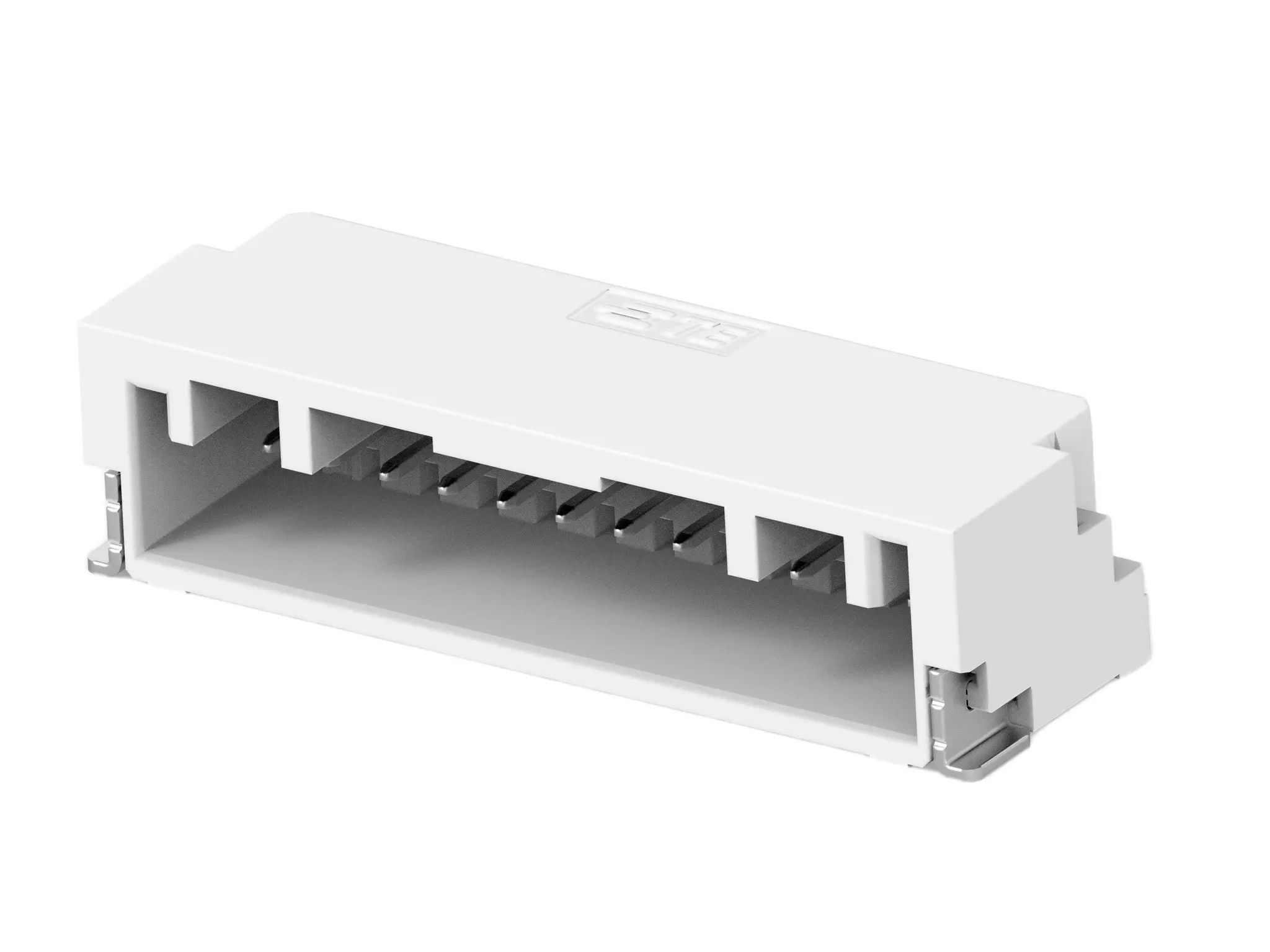 Produktfoto 1 von TE Connectivity GRACE INERTIA 1.25 Leiterplattenleiste gewinkelt, 12-polig / 1-reihig, Raster 1.25 mm Raster Oberfläche,