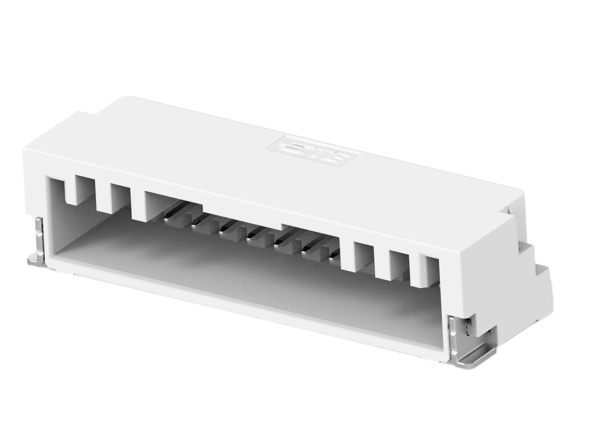 Produktfoto 1 von TE Connectivity GRACE INERTIA 1.25 Leiterplattenleiste gewinkelt, 13-polig / 1-reihig, Raster 1.25 mm Raster Oberfläche,